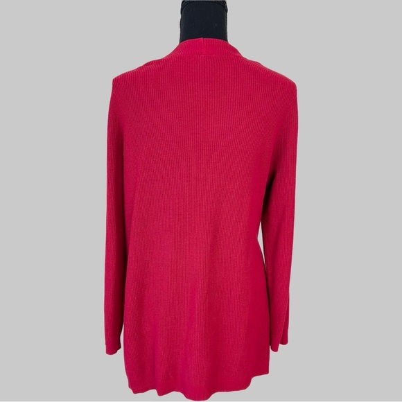 Torrid Cardigan Open Front Sweater in Red - Picture 6 of 16